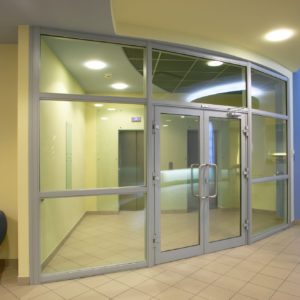 Противопожарная алюминиевая перегородка 2-го типа